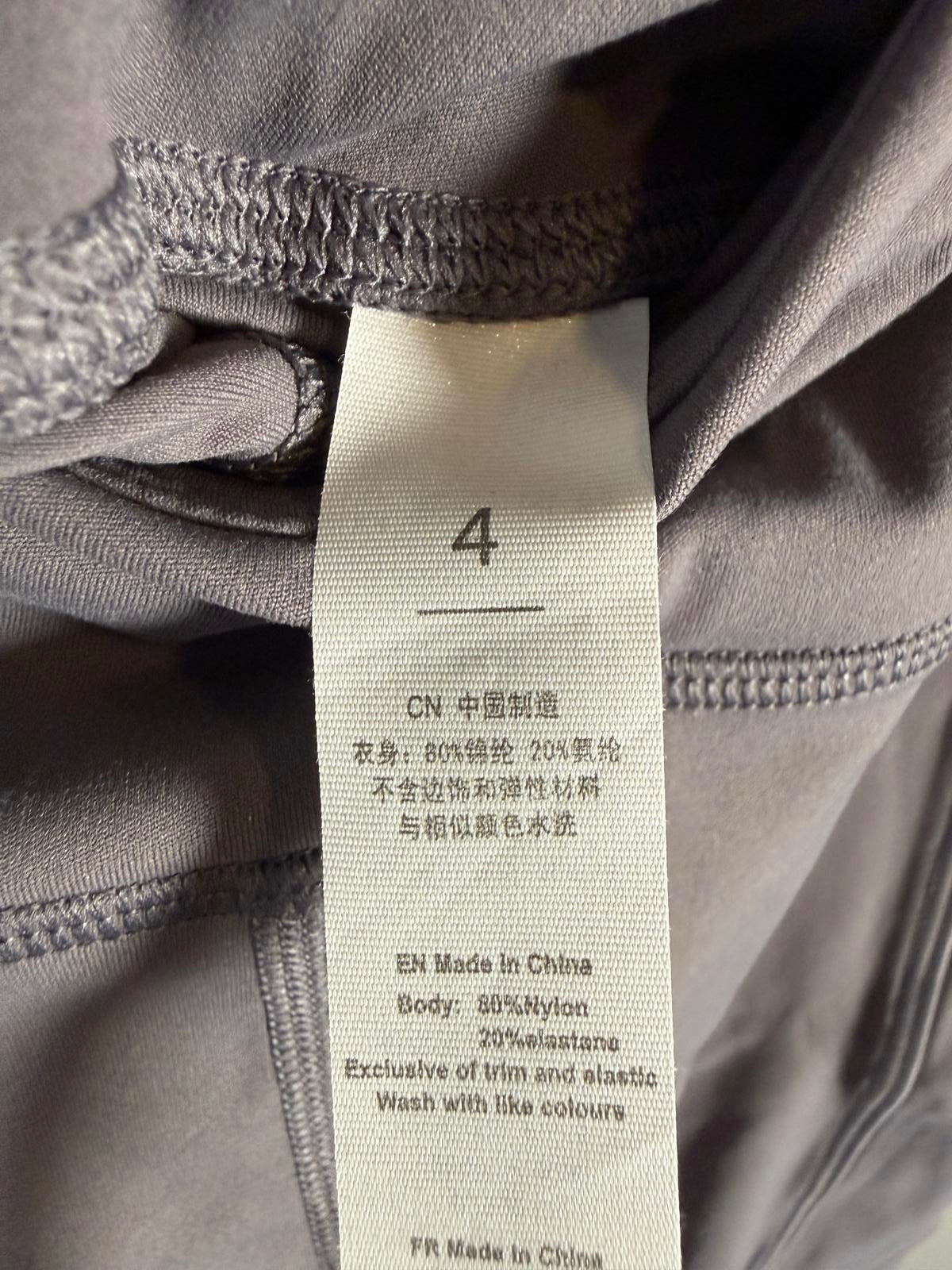 NWT Halara High-Waist Pocket Leggings Gray Performance Activewear Size XS