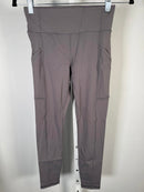 NWT Halara High-Waist Pocket Leggings Gray Performance Activewear - XS