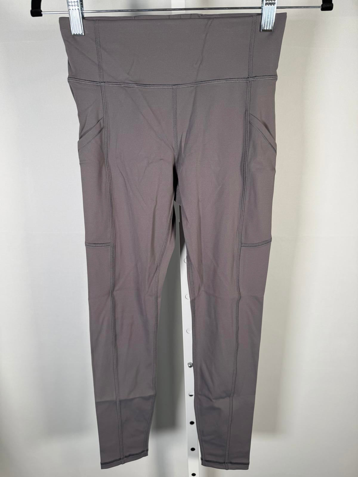 NWT Halara High-Waist Pocket Leggings Gray Performance Activewear, Size XS
