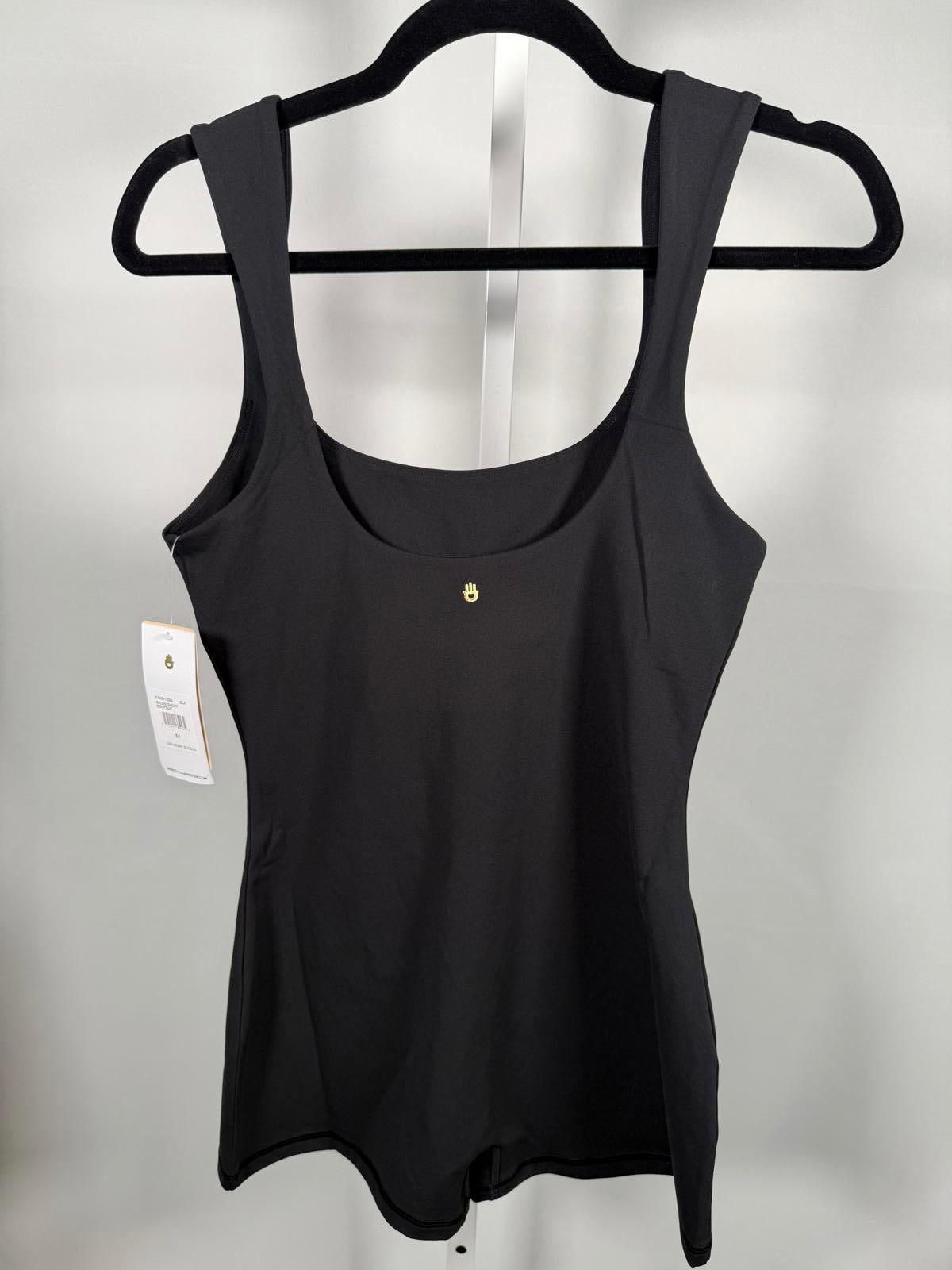 NWT Spiritual Gangster Salem Short Romper Black Size Medium