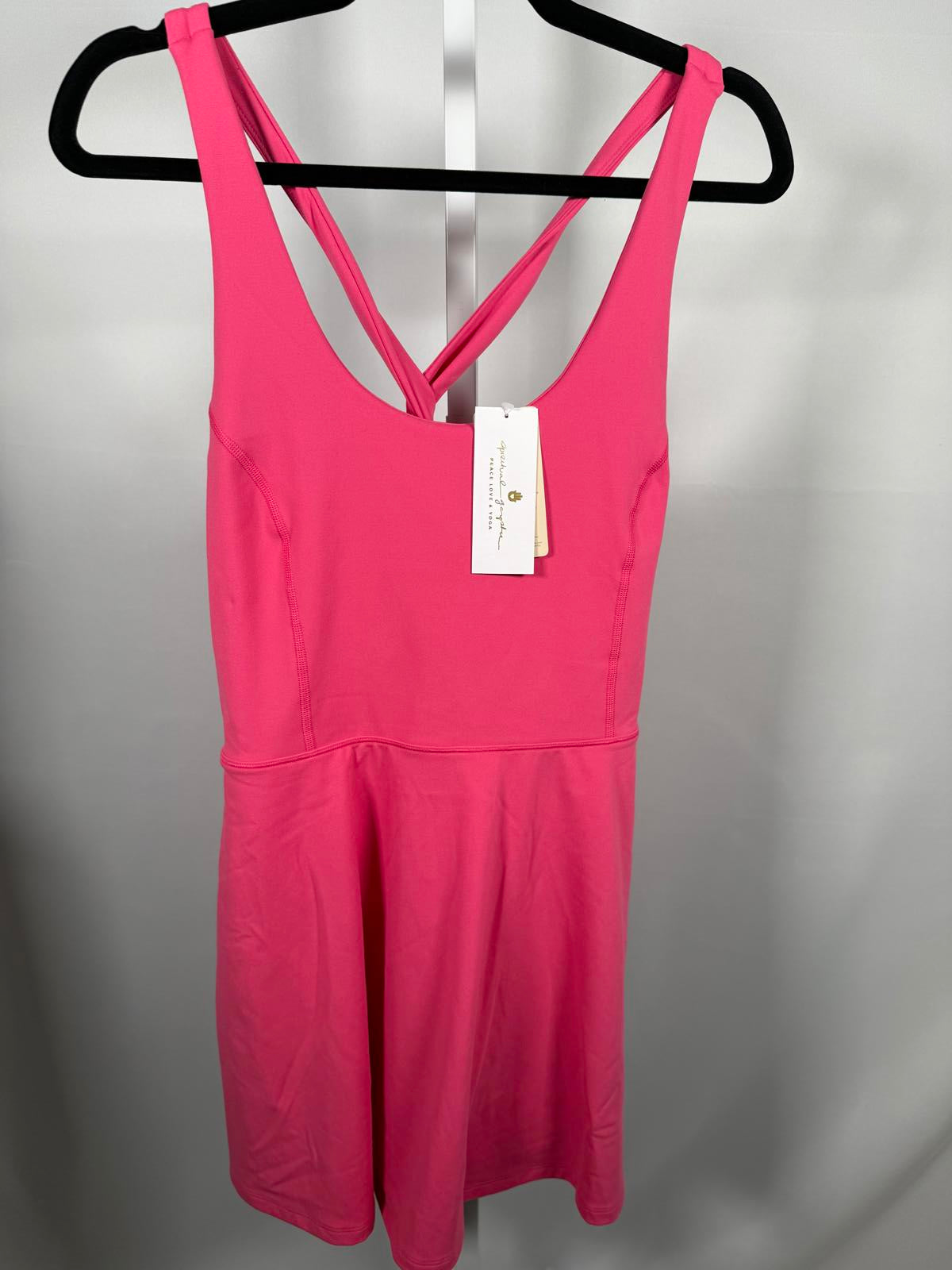 NWT Spiritual Gangster Lexi Active Dress Pink Size XL
