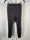 NWT Halara DayStretch High Waisted Crossover Ripped Cut Out Leggings Size Small