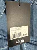 NWT The Kooples NWT Sleeveless Denim Shirt Blue Slim Fit Size 1 / US XS - Small