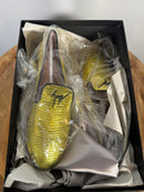 Giuseppe Zanotti Gold Tetra Trend Loafers Slip-On EU 34 (US 4) Luxury Flats NWB