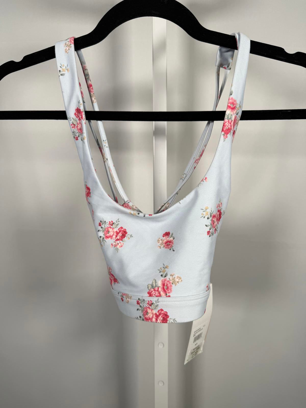 NWT Spiritual Gangster Studio Floral Sports Bra Size XS