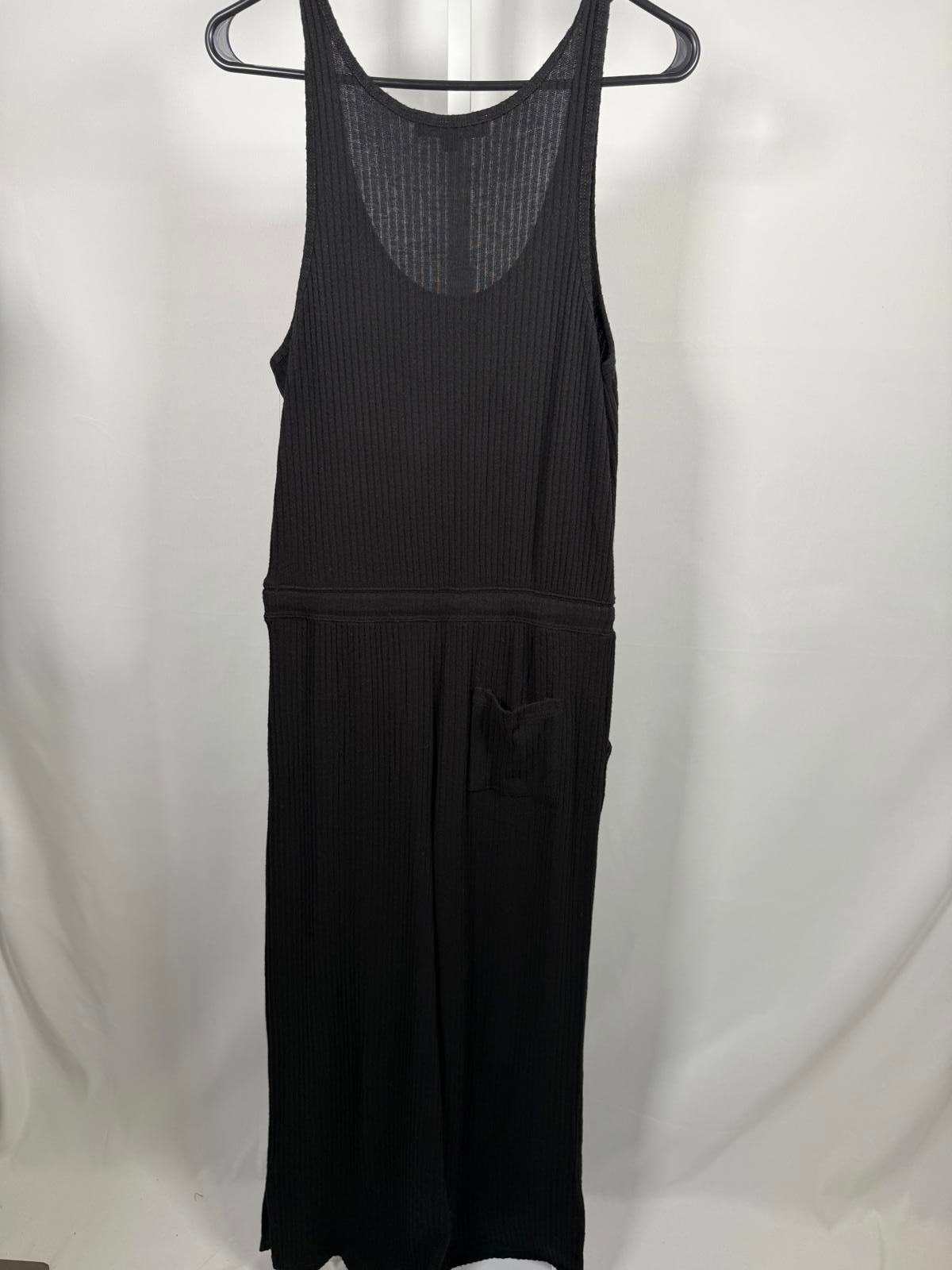 NWT Spiritual Gangster Women's Ballet Rib Wide Leg Perfect Jumpsuit Size Small
