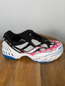 Saucony Grid Web Unisex Sneakers White Pink Blue Women’s 8 (Men’s 6) NWB