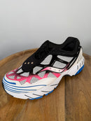 Saucony Grid Web Unisex Sneakers White Pink Blue Women’s 8 (Men’s 6) NWB
