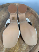 NWB Kaanas Naranjo Off White Mule Heels Size 10