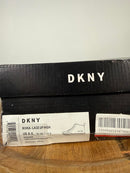 DKNY Rivka Lace-Up High Camo Canvas Silver Sneakers Women’s Size 8.5 NWB