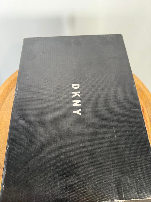 DKNY Rivka Lace-Up High Camo Canvas Silver Sneakers Women’s Size 8.5 NWB