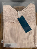 NWT Guadalupe Ulla Light Pink Blouse Size XL