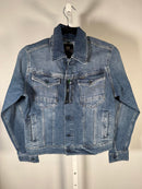 NWT G-Star RAW Arc 3D Denim Jacket Women’s Faded Santorini Stretch Size Medium