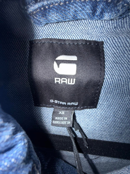 NWT G-Star RAW Arc 3D Denim Jacket Women’s Faded Santorini Stretch Size XS