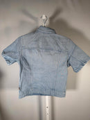 NWT G-Star RAW Arc Short Sleeve Denim Jacket Women’s Vintage Electric Blue - XS