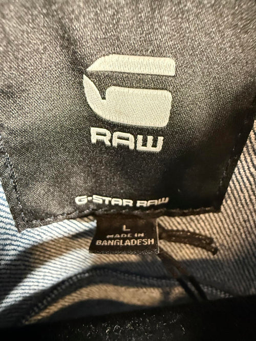 NWT G-Star RAW Arc 3D Denim Jacket Women’s Faded Santorini Stretch - Large
