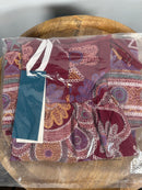 NWT Guadalupe Burgundy Printed Dress Size Small