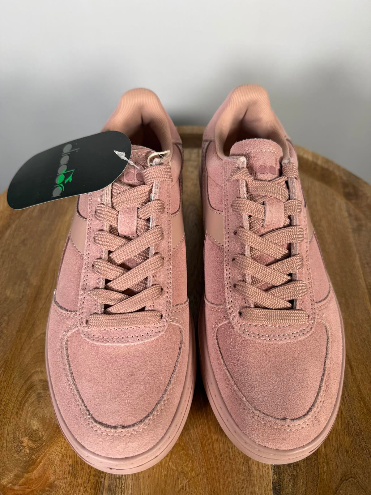 Diadora B.Elite Wide Nub Suede Sneakers Blush Pink US Women’s 8 NWB