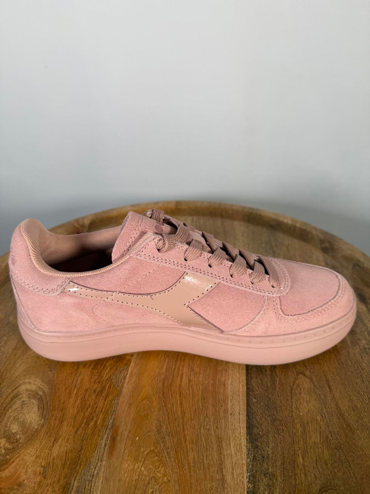 Diadora B.Elite Wide Nub Suede Sneakers Blush Pink US Women’s 8 NWB