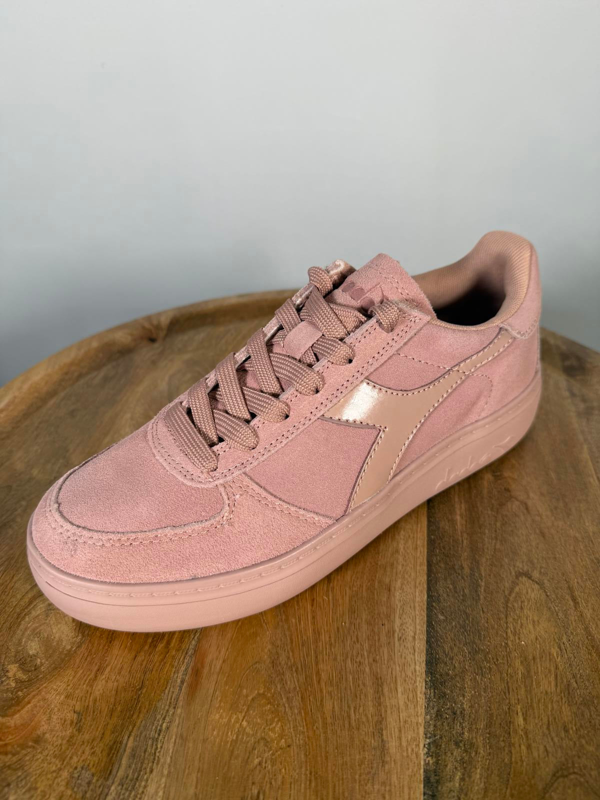 Diadora B.Elite Wide Nub Suede Sneakers Blush Pink US Women’s 8 NWB