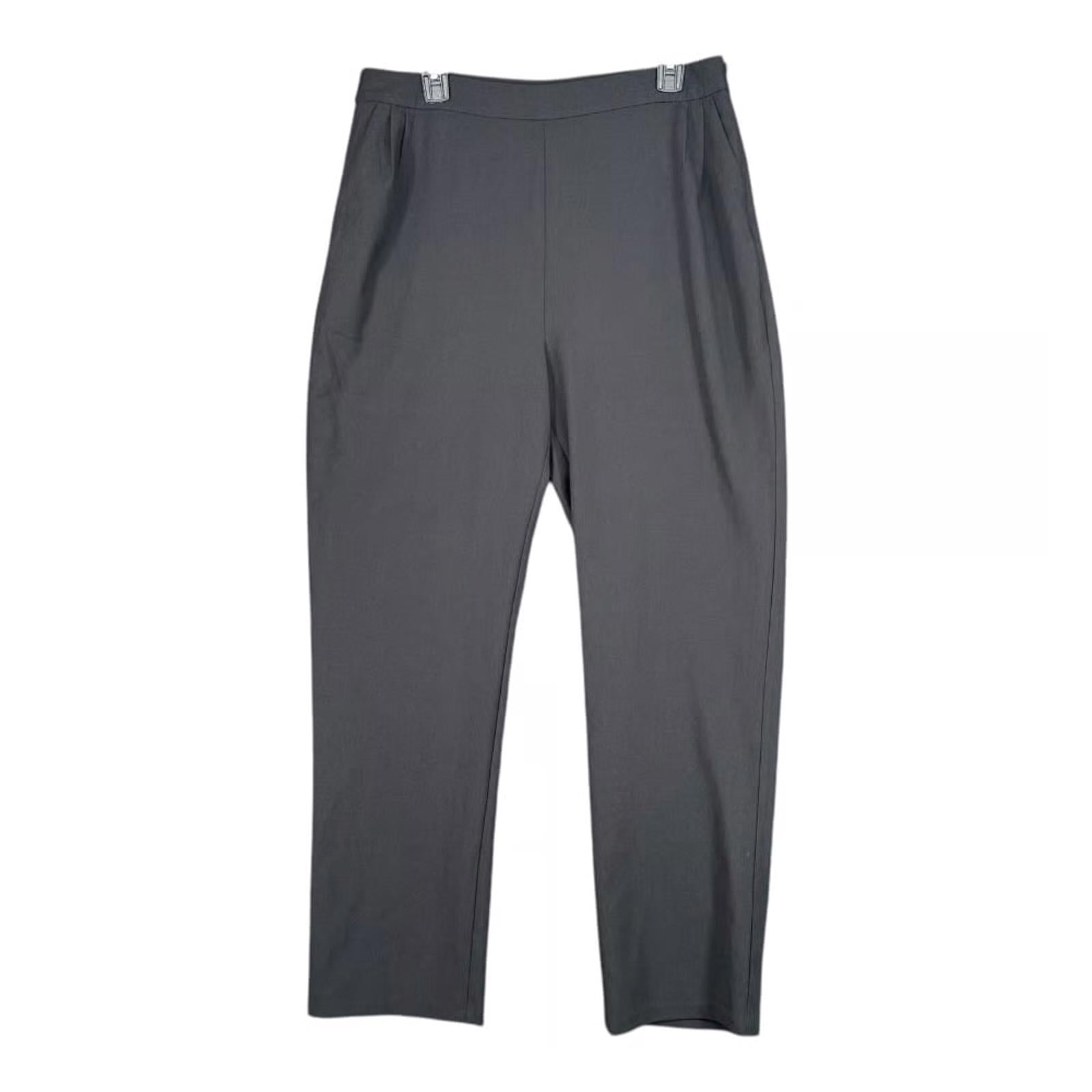 NWT Lulus Kick It Black High Waisted Trouser Pants Size XL