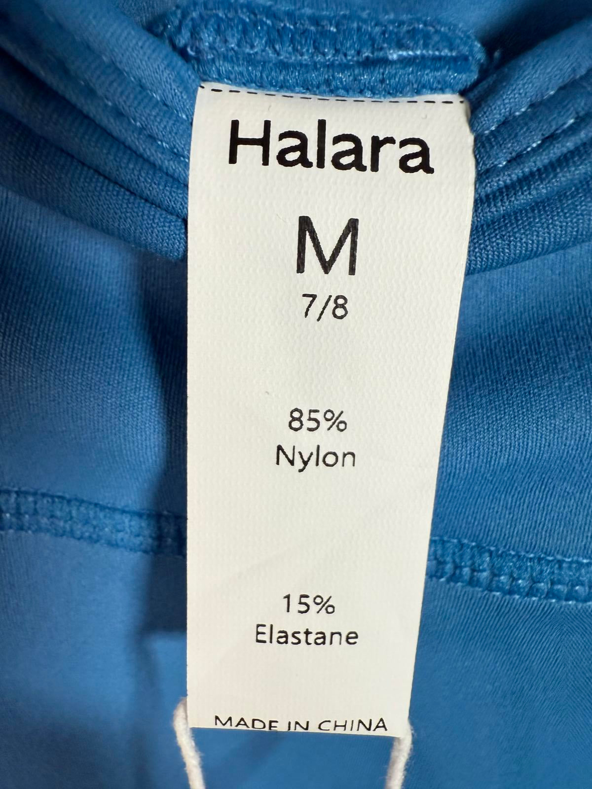 NWT Halara SoftlyZero™ High Waisted Double Pockets Leggings UPF50+ 7/8 Size M