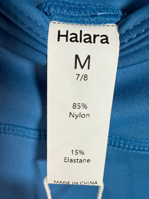 NWT Halara SoftlyZero™ High Waisted Double Pockets Leggings UPF50+ 7/8 Size M