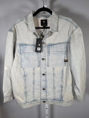 NWT G-Star RAW Oversized Denim Jacket Women’s Vintage Akoya Blue Size Large