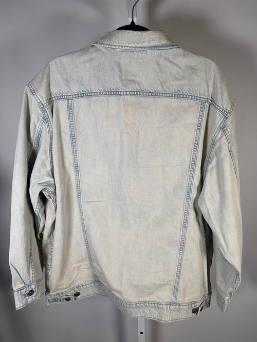 NWT G-Star RAW Oversized Denim Jacket Women’s Size Small Vintage Akoya Blue