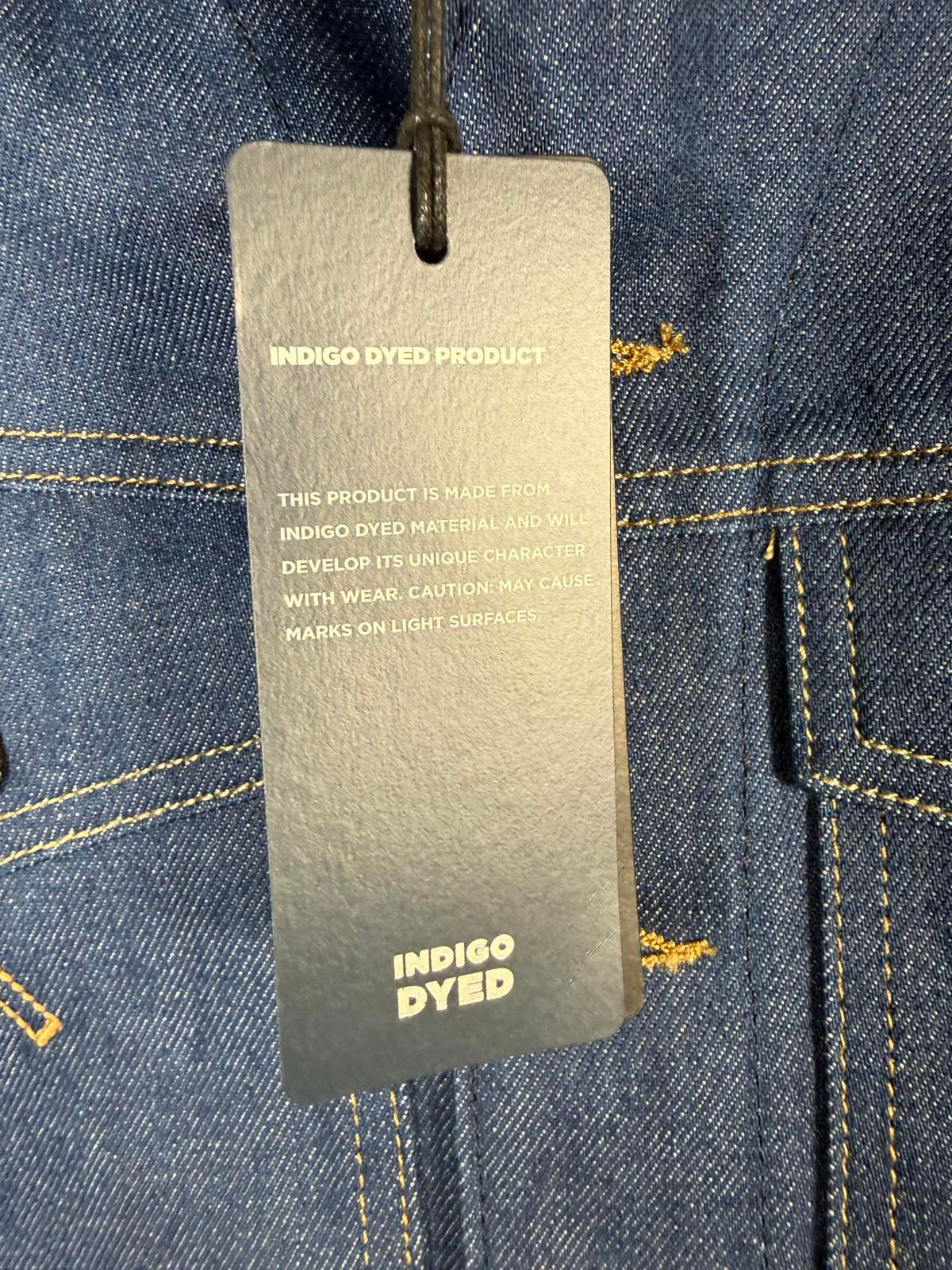 NWT G-Star RAW Frayed-Edge Cropped Denim Jacket Raw Denim Women’s Size Small