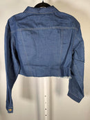 NWT G-Star RAW Frayed-Edge Cropped Denim Jacket Raw Denim Women’s Size Medium