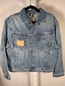 NWT G-Star RAW Oversized Denim Jacket Women’s Sun Faded Air Force Blue Size S