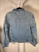 NWT G-Star RAW Oversized Denim Jacket Women’s Sun Faded Air Force Blue Size S