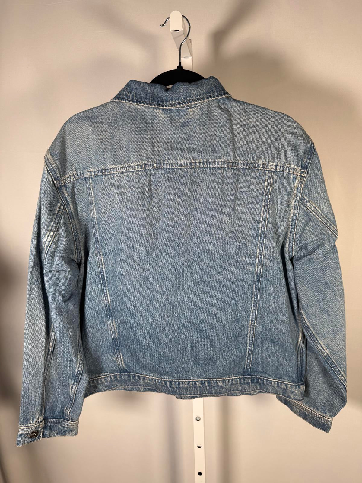 NWT G-Star RAW Oversized Denim Jacket Women’s Sun Faded Air Force Blue Size M