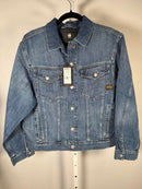 NWT G-Star RAW Women’s Relaxed Denim Jacket Faded Cliffside Blue Size Medium