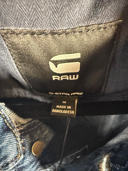 NWT G-Star RAW Women’s Relaxed Denim Jacket Faded Cliffside Blue Size Medium