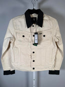 NWT G-Star RAW Arc 3D Denim Jacket PM Women’s Ecru Raw Denim Size XS