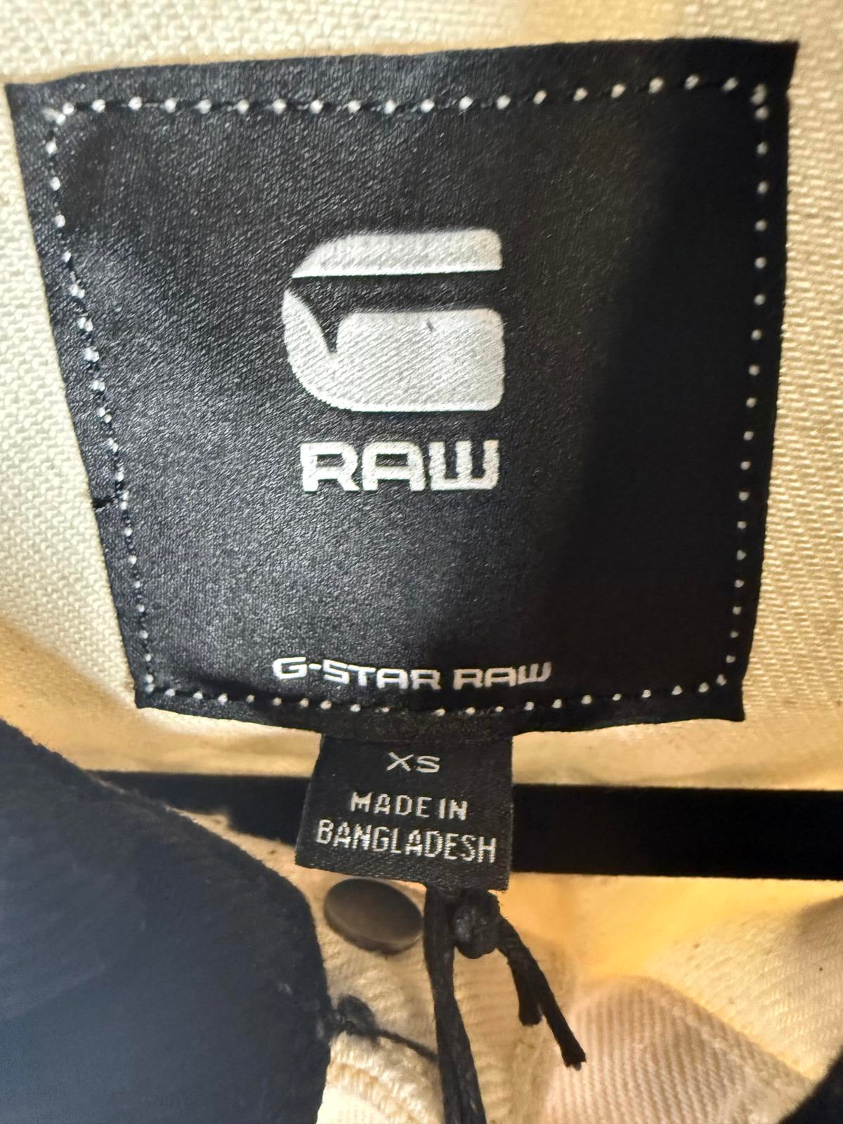 NWT G-Star RAW Arc 3D Denim Jacket Women’s Ecru Raw Denim Size XS