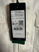 NWT G-Star RAW Women’s Cropped Wander Denim Jacket Chalk White Size Small