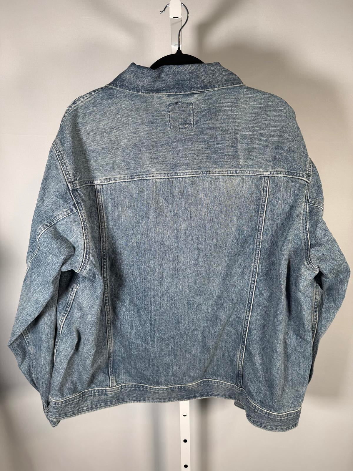 NWT G-Star RAW Women’s Oversized Western Denim Jacket Sun Faded Blue Size Small