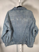 NWT G-Star RAW Women’s Oversized Western Denim Jacket Sun Faded Blue Size Small