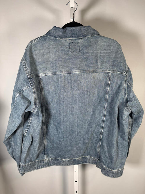 NWT G-Star RAW Women’s Oversized Western Denim Jacket Sun Faded Blue Size Small