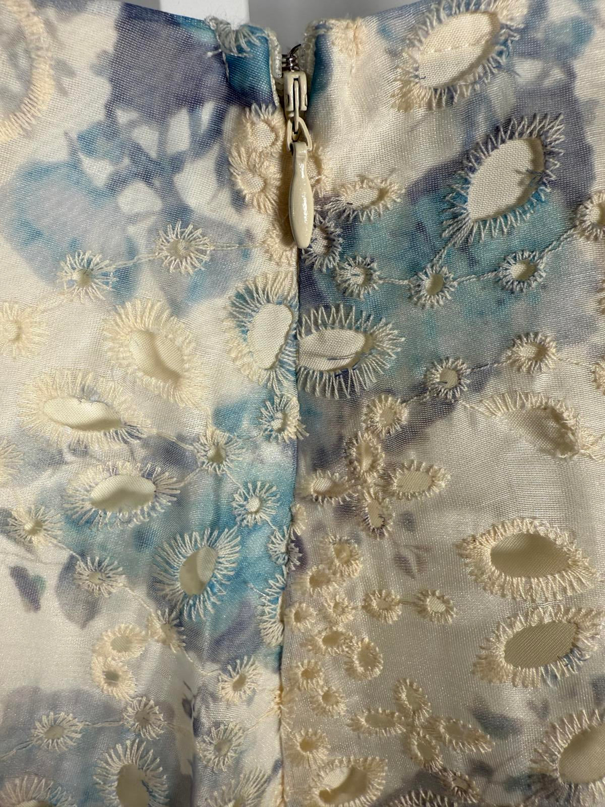 NWT Lulus Positively Beloved Ivory Floral Embroidered Mini Skirt XL