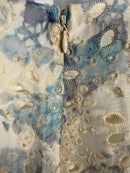 NWT Lulus Positively Beloved Ivory Floral Embroidered Mini Skirt XL