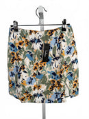 NWT Lulus Full Flower Beige Floral Print Mini Skirt XS