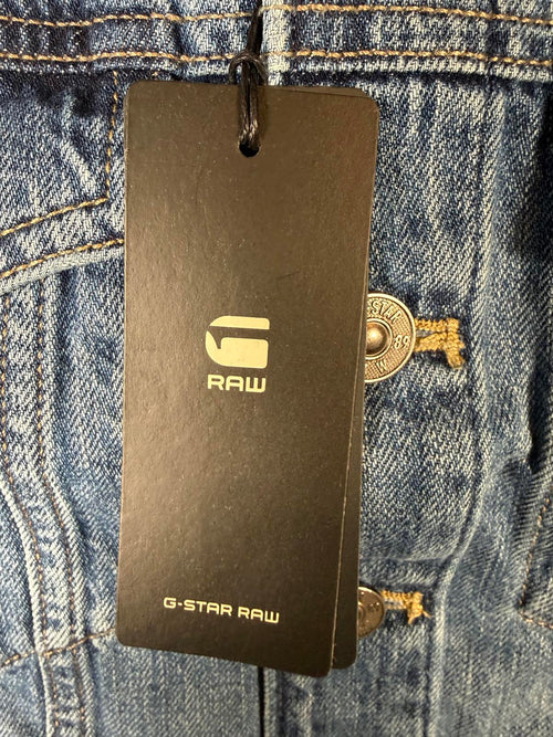 NWT G-Star RAW Women’s Shrunken Denim Vest Faded Cliffside Blue - Size Small