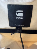 NWT G-Star RAW Oversized Denim Vest Women’s Ecru Off-White - Size Medium