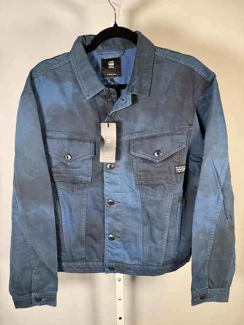 NWT G-Star RAW Women’s Oversized Denim Jacket Sea Blue Vintage Wash Size Medium