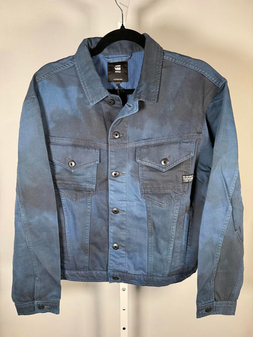 NWT G-Star RAW Women’s Oversized Denim Jacket Sea Blue Vintage Wash Size XS