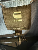 NWT G-Star RAW Women’s Oversized Denim Jacket Sea Blue Vintage Wash Size Small